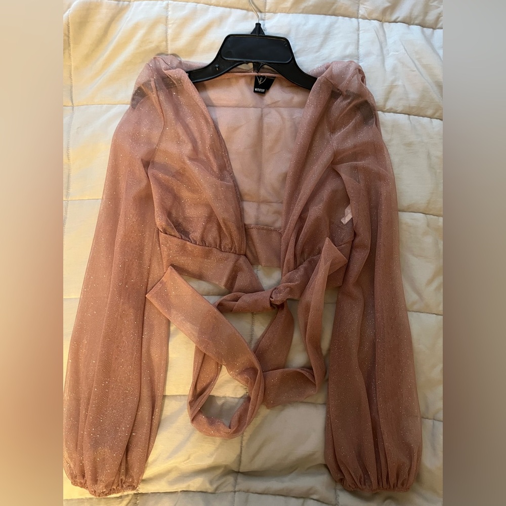 Sparkly Tie Blouse Windsor